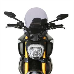 GP Kompozit Ducati Diavel 1260 S 2019-2020 Uyumlu Ön Cam Siyah