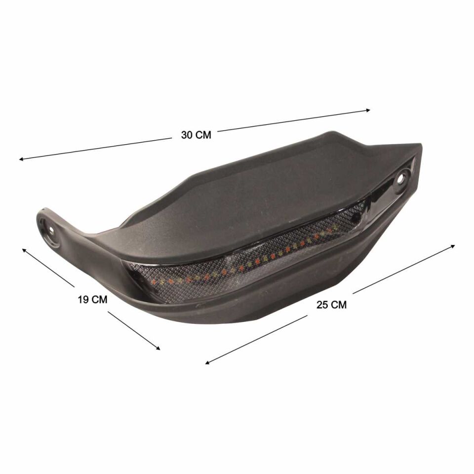 GP Kompozit Honda XL750L Transalp 2023-2024 Uyumlu Led Sinyalli Elcik Koruma Siyah