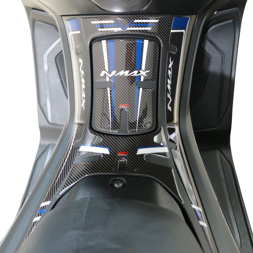 GP Kompozit Yamaha NMAX 125 / 155 2021-2024 Uyumlu Yan Pad Kırmızı