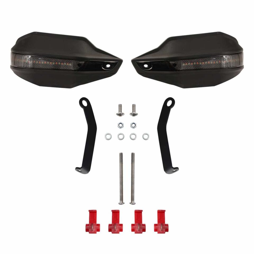 GP Kompozit CF Moto 250 NK 2023-2024 Led Sinyalli Elcik Koruma Siyah