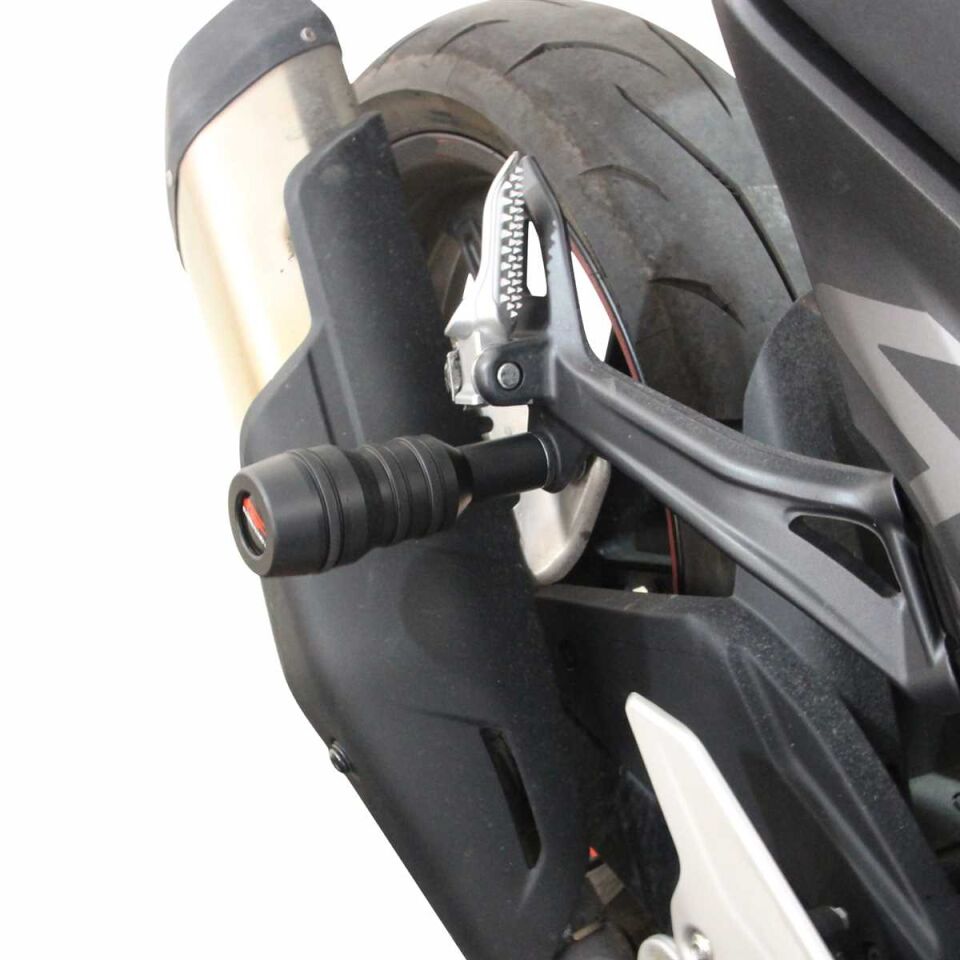 GP Kompozit CF Moto 450 SR 2023-2024 Uyumlu Egzoz Koruma Takozu Siyah