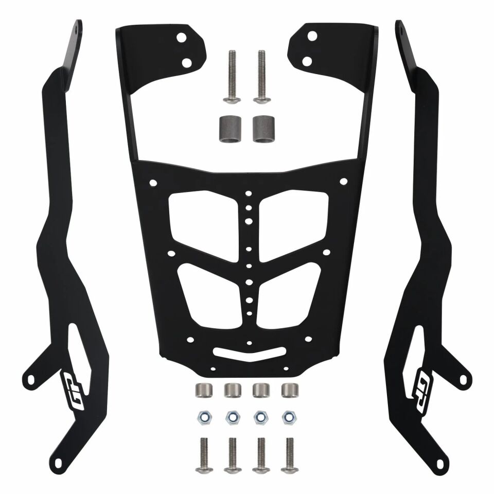 GP Kompozit Bajaj Pulsar NS 125 2023-2024 Uyumlu Arka Çanta Demiri Siyah