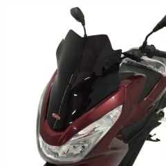 GP Kompozit Honda PCX 125 / 150 2014-2017 Uyumlu Spor Ön Cam Şeffaf