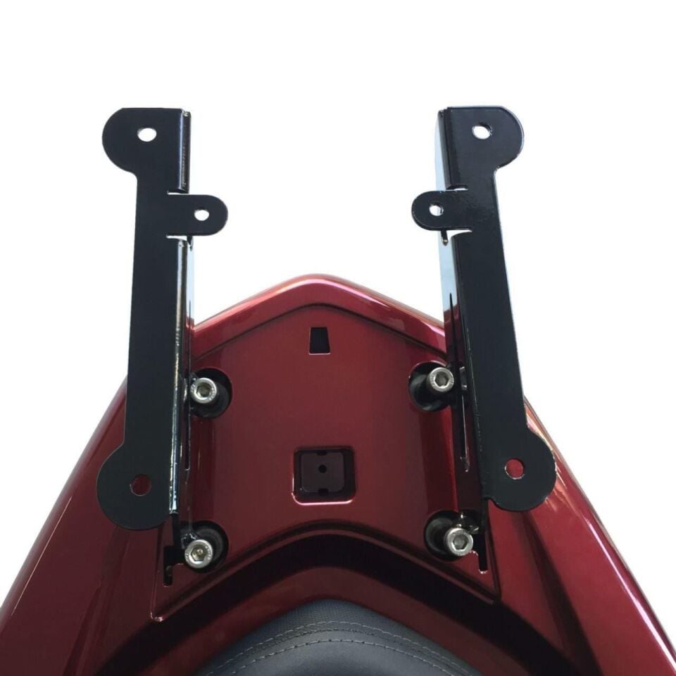GP Kompozit Honda PCX 125 / 150 2011-2026 Uyumlu Arka Çanta Demiri Siyah