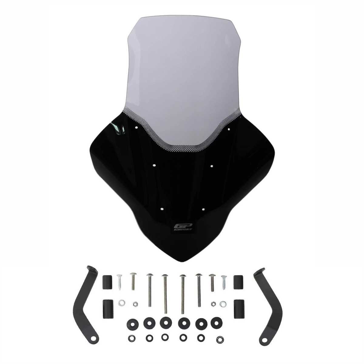 GP Kompozit Yamaha NMAX 125 / 155 2021-2024 Uyumlu Elcikli Tur Camı Füme