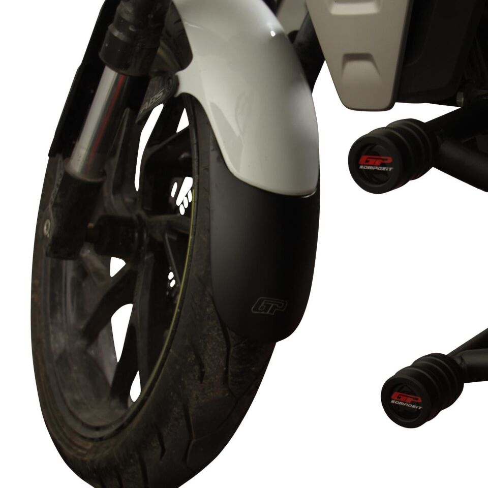 GP Kompozit CF Moto 250 CL-X 2022-2026 Uyumlu Ön Çamurluk Uzatma Siyah