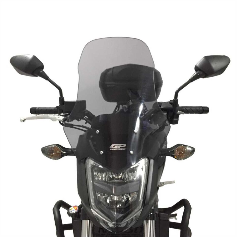 GP Kompozit Honda NC 700 S / NC 750 S 2012-2020 Uyumlu Ön Cam Siyah