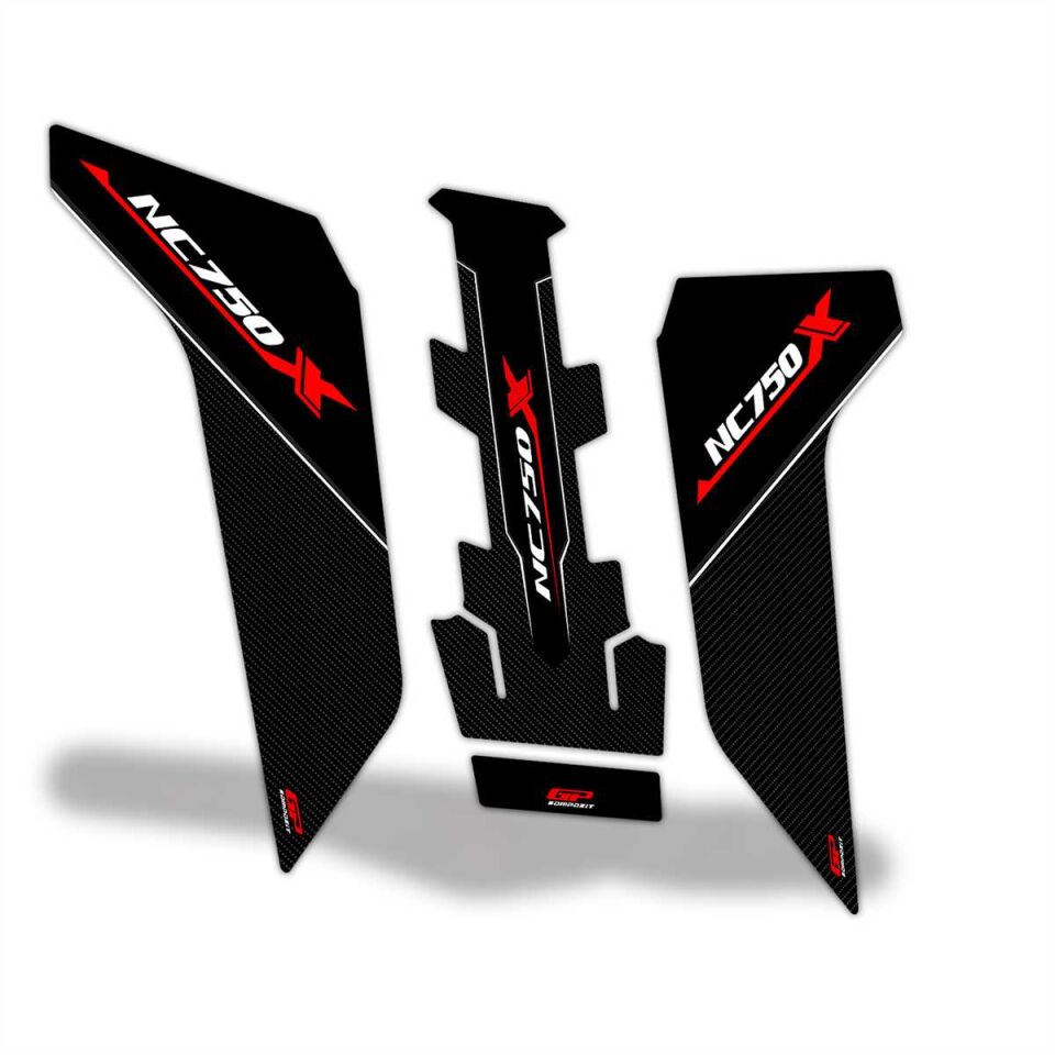 GP Kompozit Honda NC 750 X 2016-2020 Uyumlu Tank Pad Seti Gri