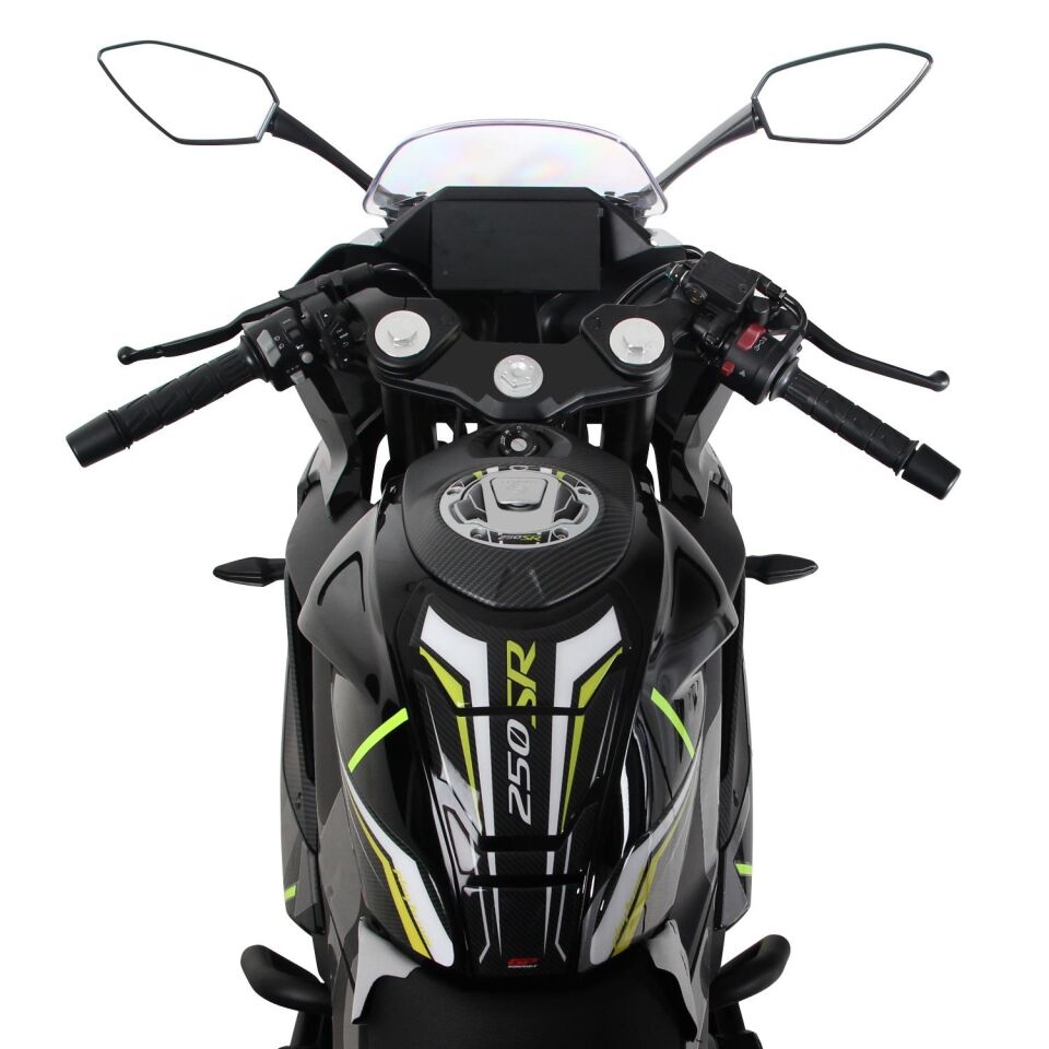 GP Kompozit CF Moto 250 SR 2020-2025 Uyumlu Tank Pad Seti Turkuaz
