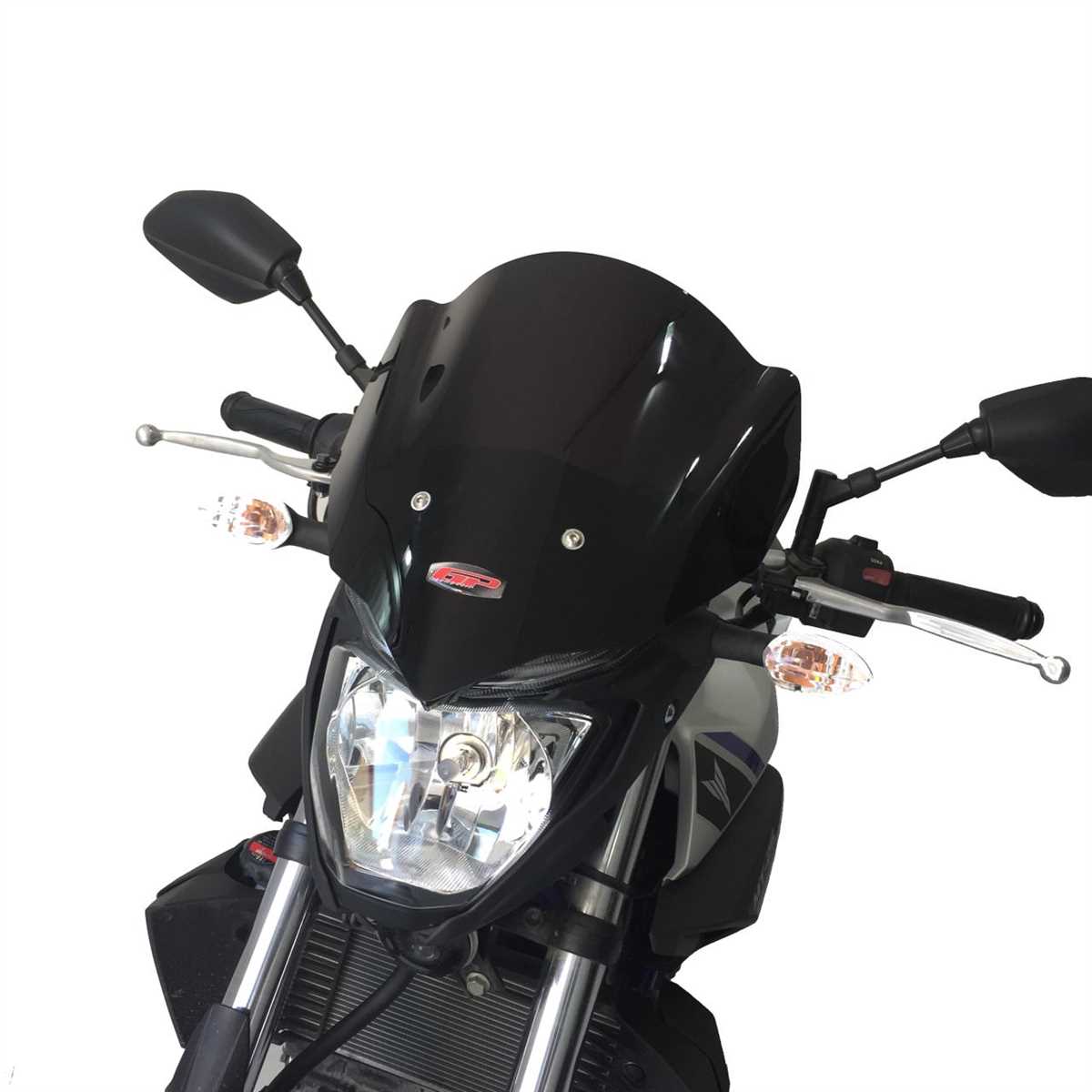 GP Kompozit Yamaha MT-25 2015-2019 Uyumlu Kısa Ön Cam Siyah