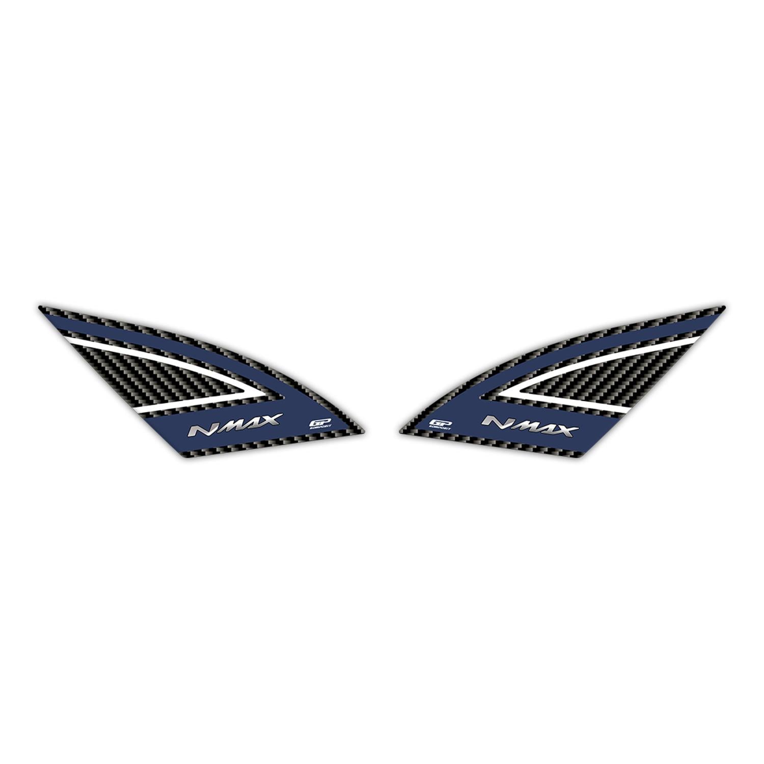 GP Kompozit Yamaha NMAX 125 / 155 2021-2024 Uyumlu Artçı Ayak Pad Mavi