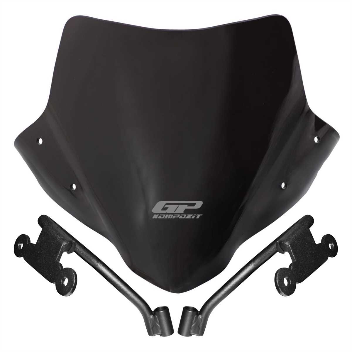 GP Kompozit Honda CB750 Hornet 2023-2024 Uyumlu Ön Cam Siyah