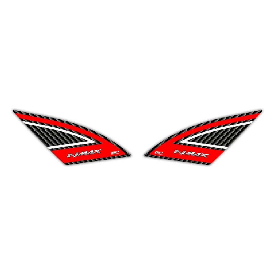 GP Kompozit Yamaha NMAX 125 / 155 2021-2024 Uyumlu Artçı Ayak Pad Kırmızı